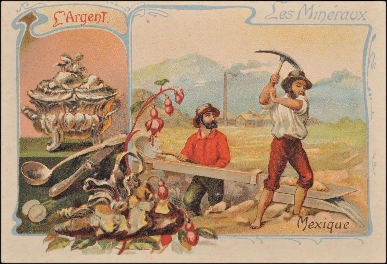 Romanet carte réclame chromo Paris 1877-1913 1995.1.463.3 Photo