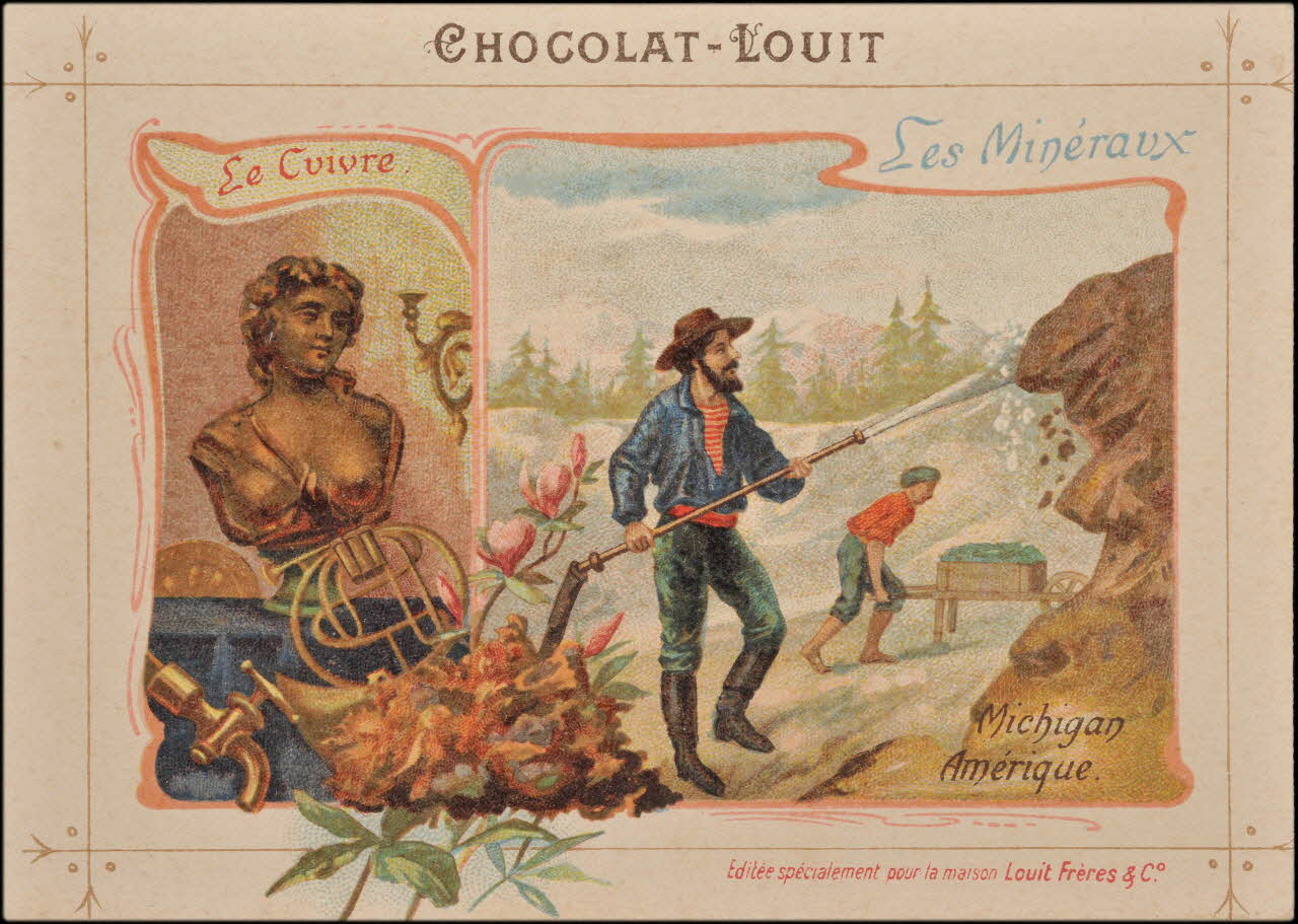 Romanet carte réclame chromo Paris 1877-1913 1995.1.463.5 Photo