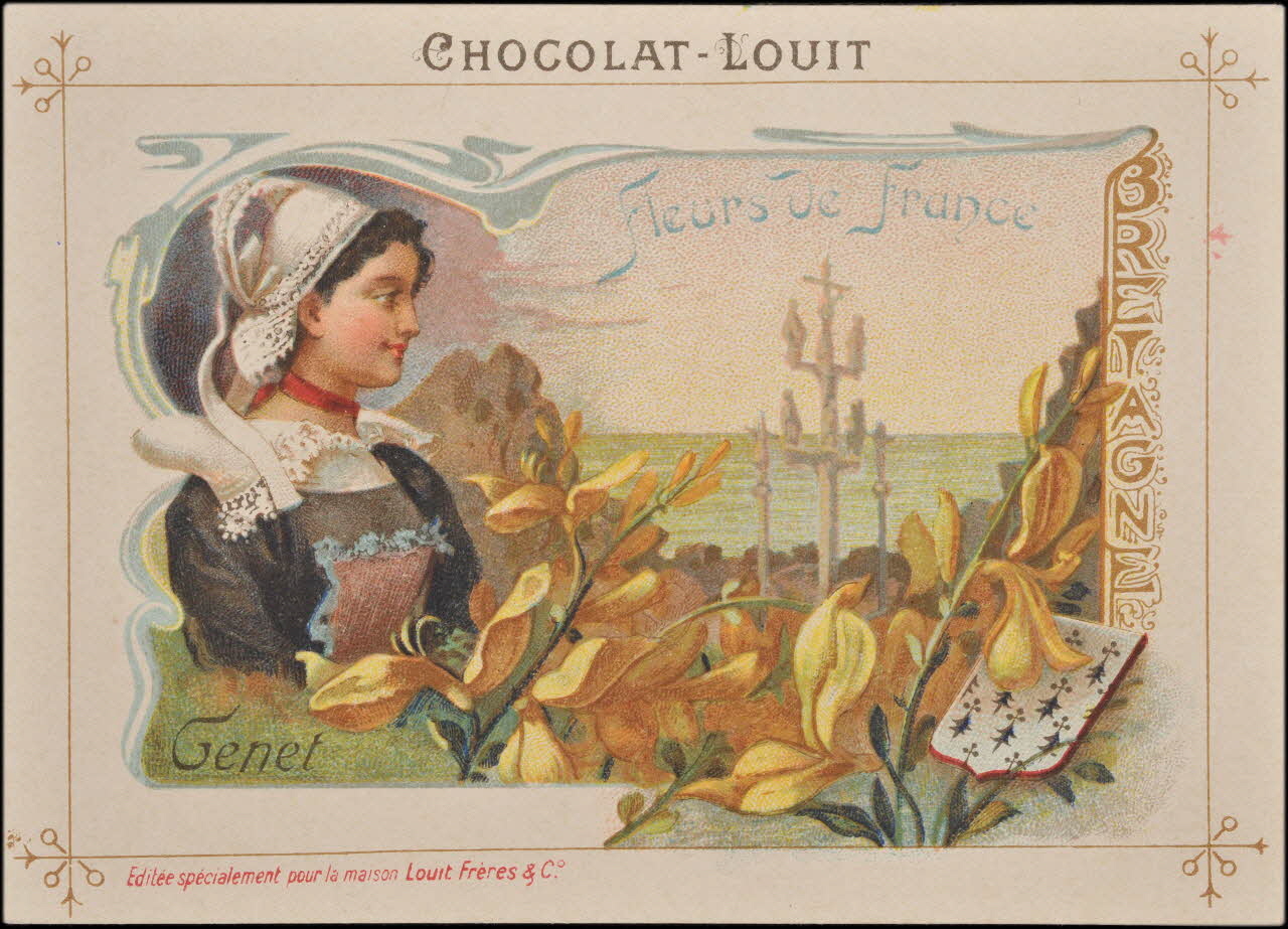 Romanet carte réclame chromo Paris 1877-1913 1995.1.464.11 Photo