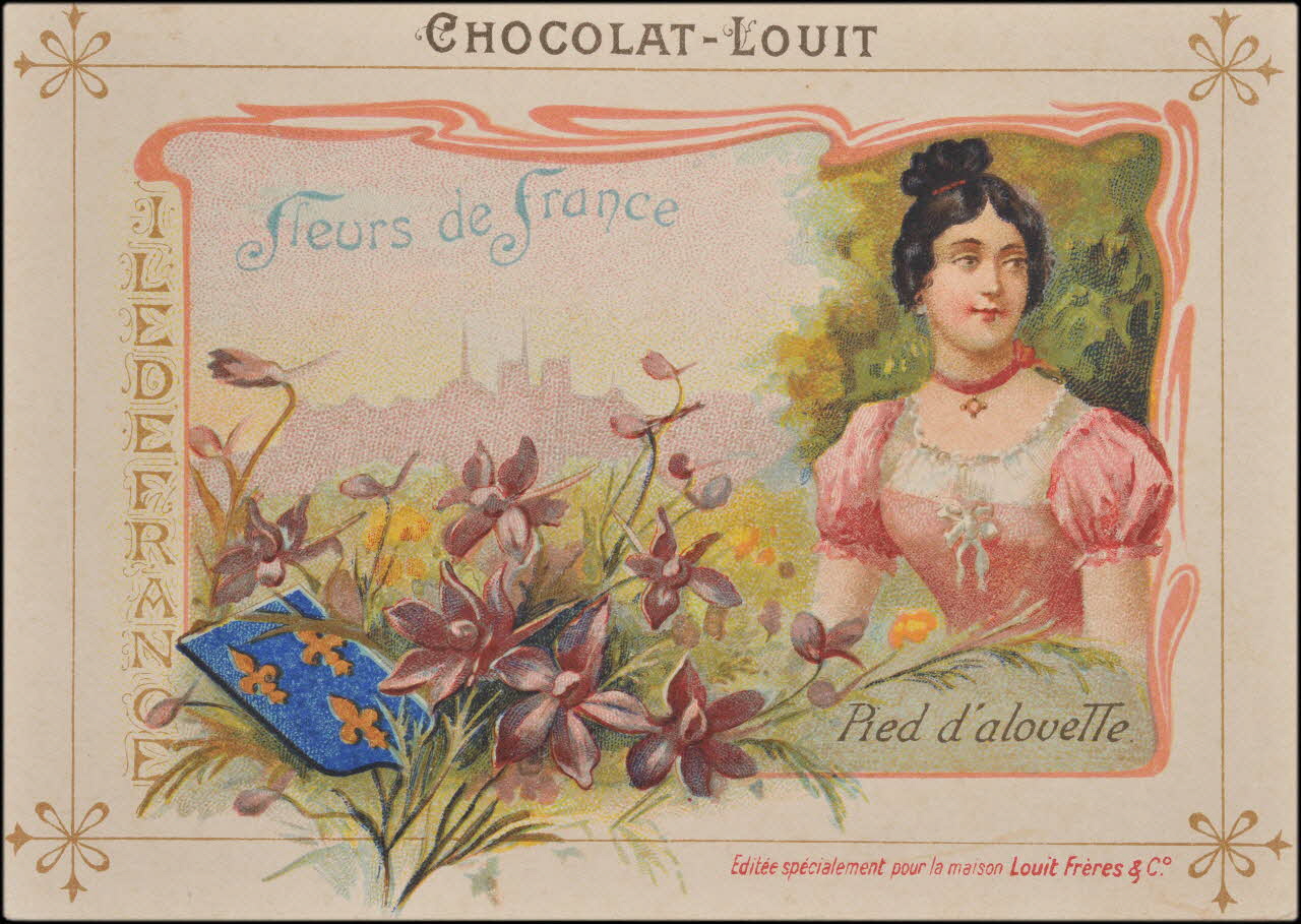 Romanet carte réclame chromo Paris 1877-1913 1995.1.464.18 Photo