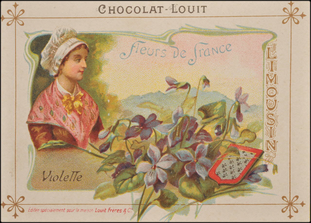 Romanet carte réclame chromo Paris 1877-1913 1995.1.464.21 Photo