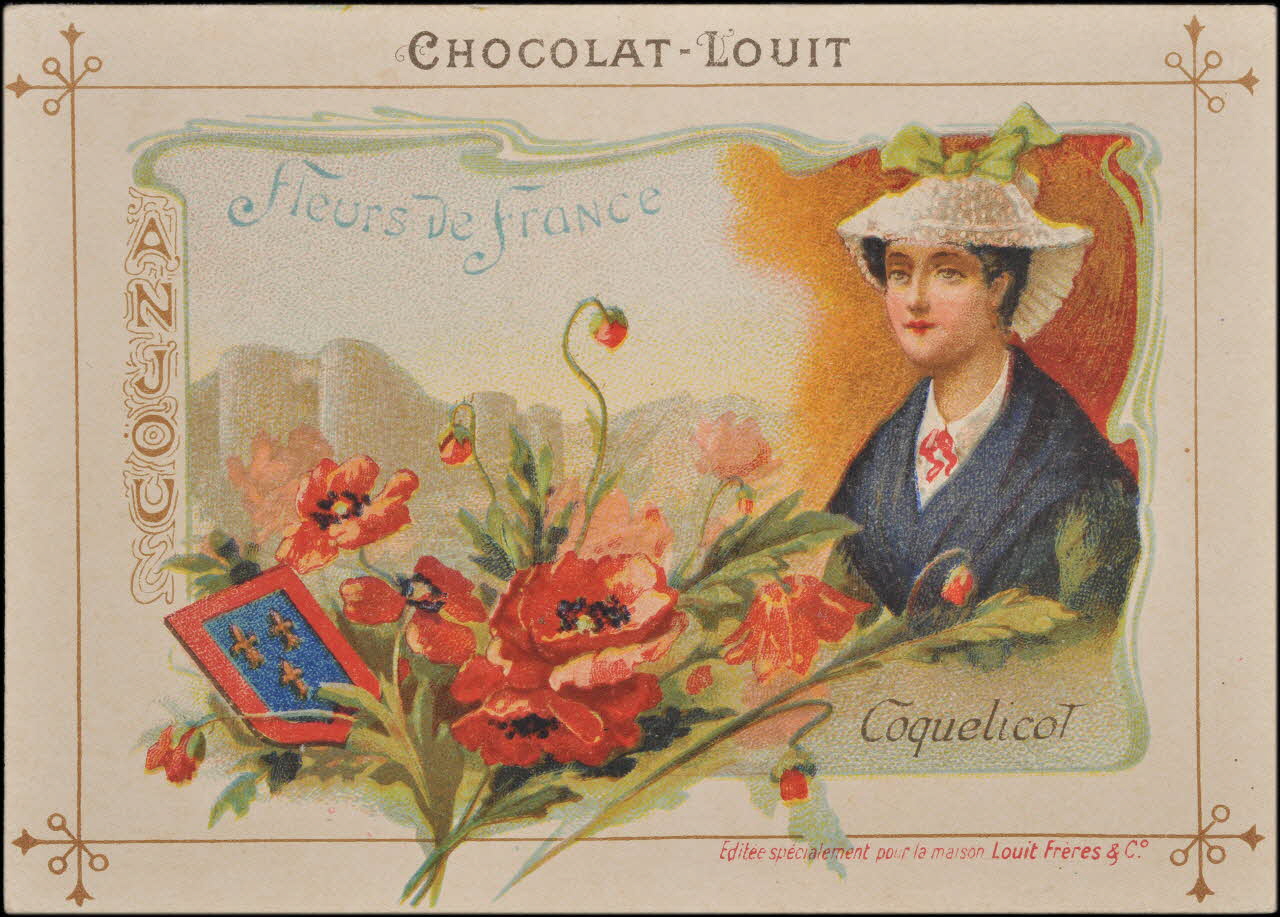 Romanet carte réclame chromo Paris 1877-1913 1995.1.464.7 Photo