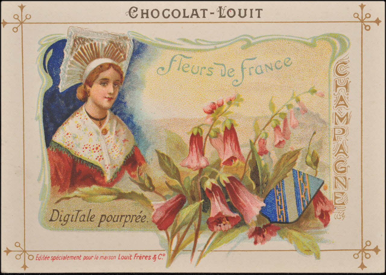 Romanet carte réclame chromo Paris 1877-1913 1995.1.464.8 Photo