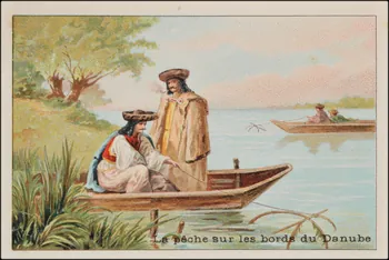 Romanet carte réclame chromo Paris 1877-1913 1995.1.473.22  Photo