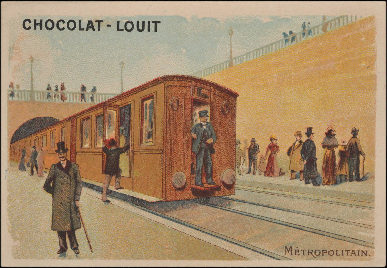 Romanet carte réclame chromo Paris 1877-1913 1995.1.477.17 Photo