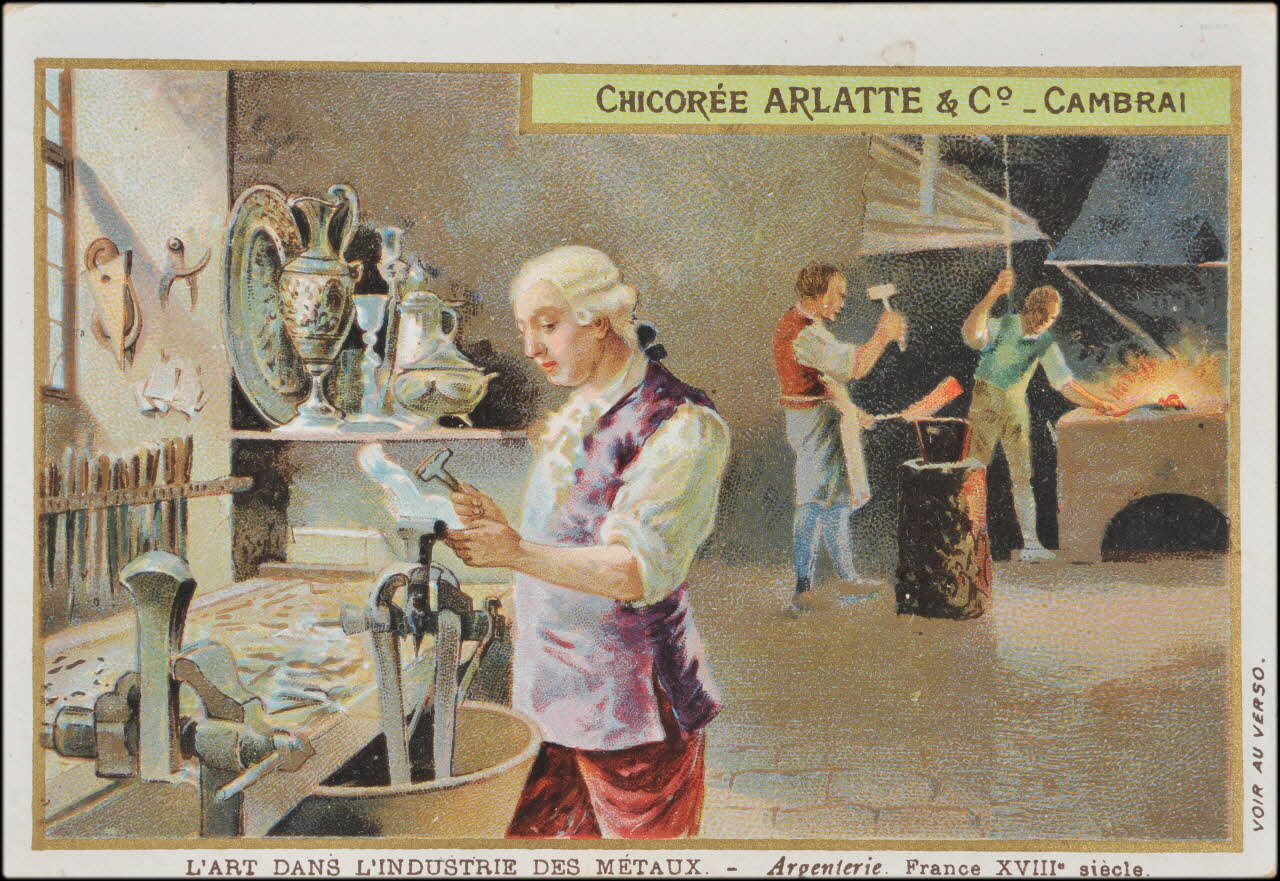 Romanet carte réclame chromo Paris 1877-1913 1995.1.478.1 Photo