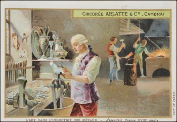 Romanet carte réclame chromo Paris 1877-1913 1995.1.478.1 Photo