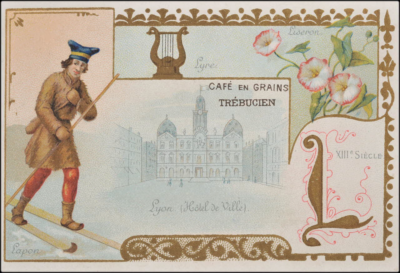 Romanet carte réclame chromo Paris 1877-1913 1995.1.487.12 Photo