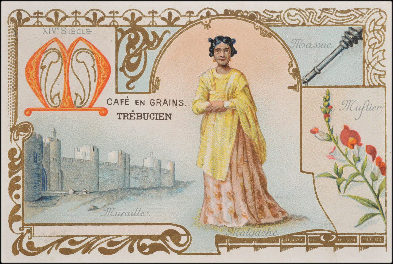 Romanet carte réclame chromo Paris 1877-1913 1995.1.487.13 Photo