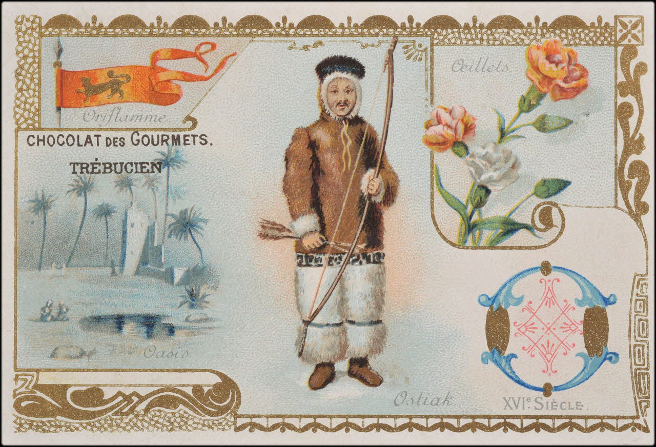 Romanet carte réclame chromo Paris 1877-1913 1995.1.487.15 Photo