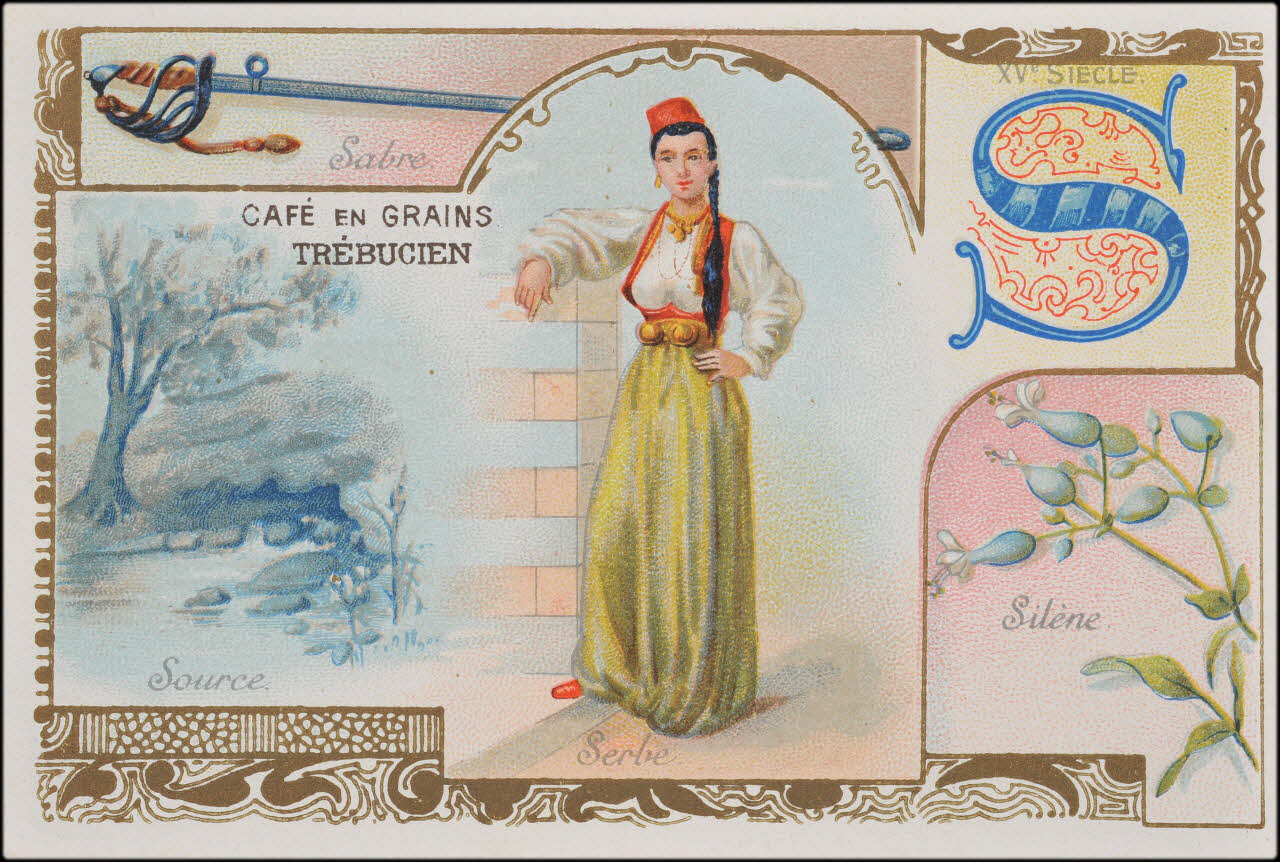 Romanet carte réclame chromo Paris 1877-1913 1995.1.487.19 Photo