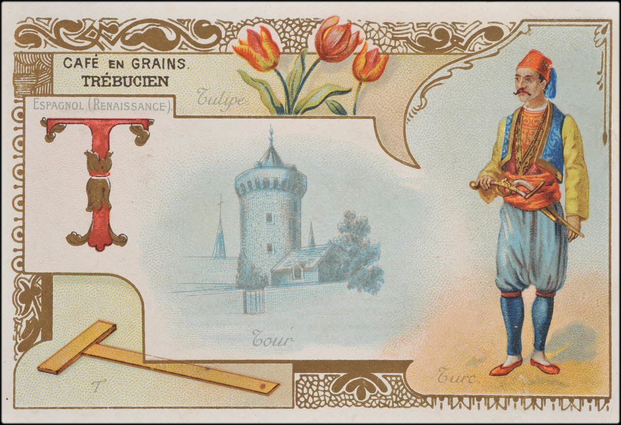 Romanet carte réclame chromo Paris 1877-1913 1995.1.487.20 Photo