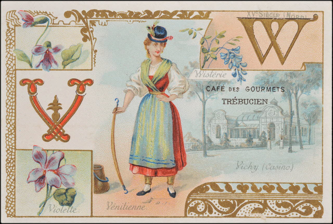 Romanet carte réclame chromo Paris 1877-1913 1995.1.487.22 Photo