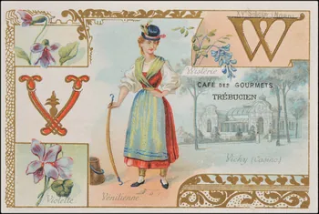 Romanet carte réclame chromo Paris 1877-1913 1995.1.487.22 Photo