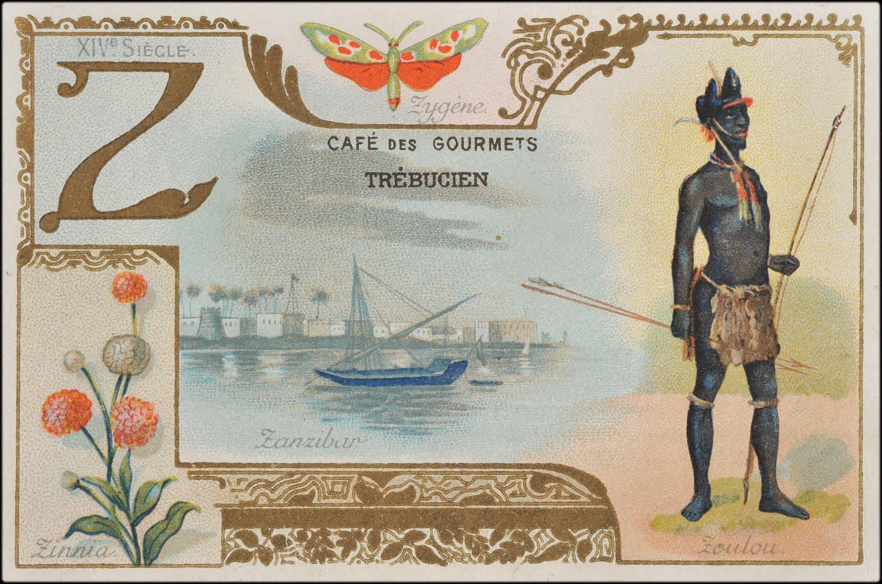 Romanet carte réclame chromo Paris 1877-1913 1995.1.487.25 Photo