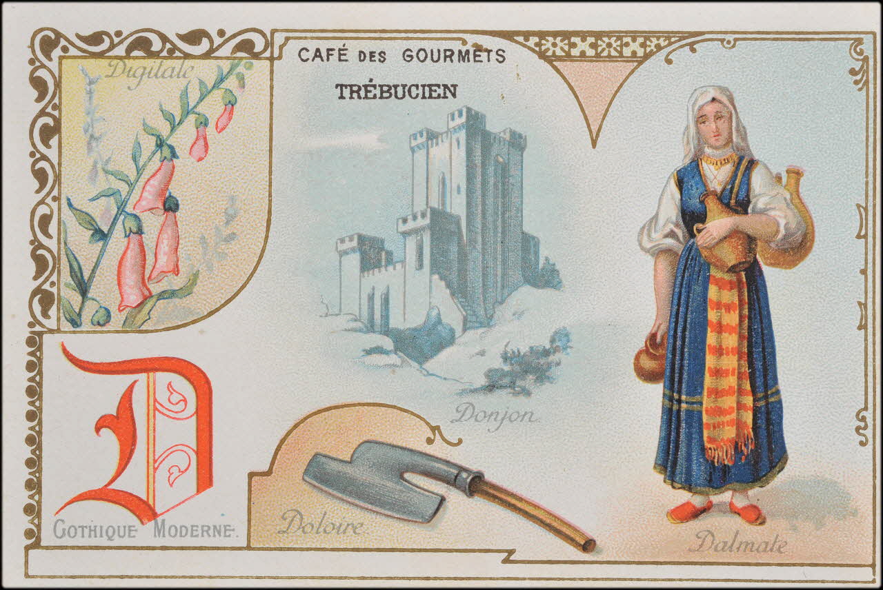 Romanet carte réclame chromo Paris 1877-1913 1995.1.487.4 Photo