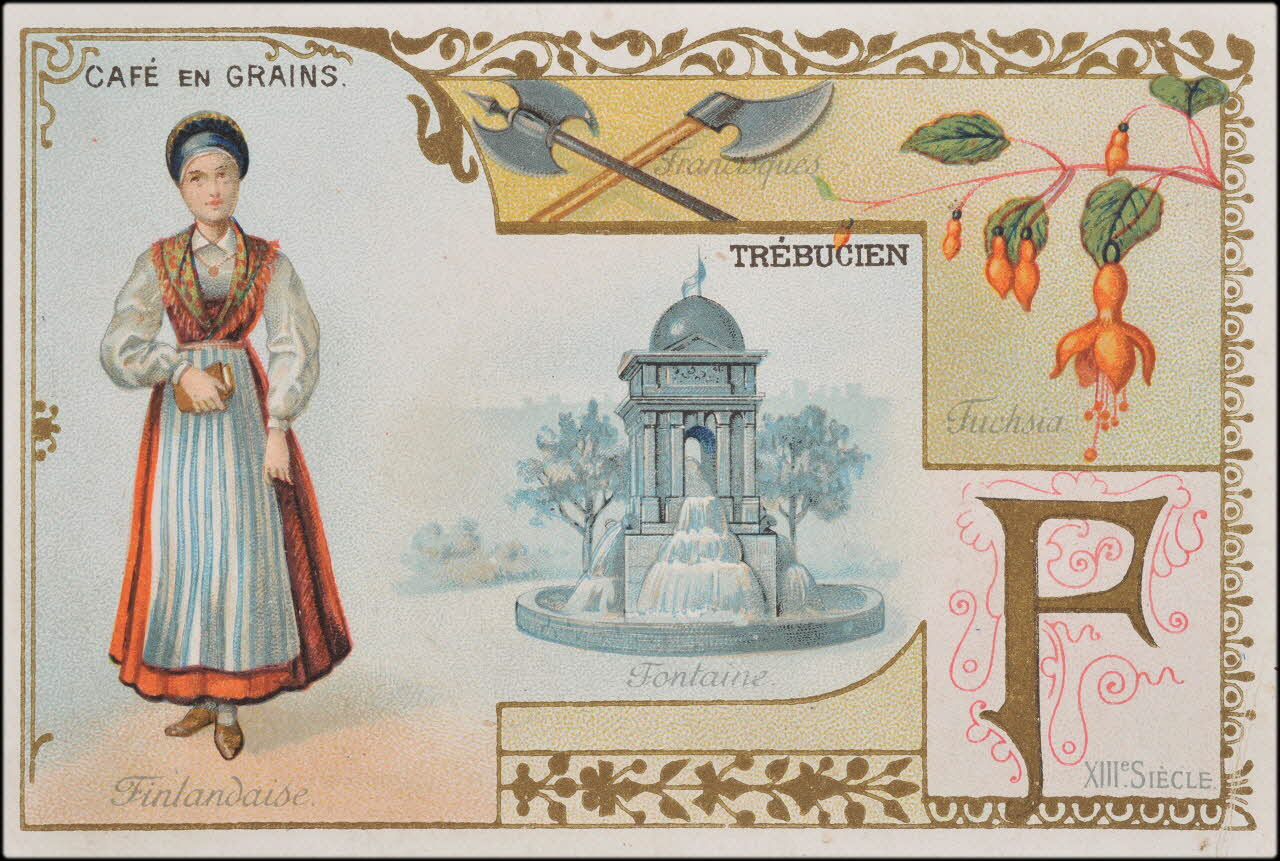 Romanet carte réclame chromo Paris 1877-1913 1995.1.487.6 Photo