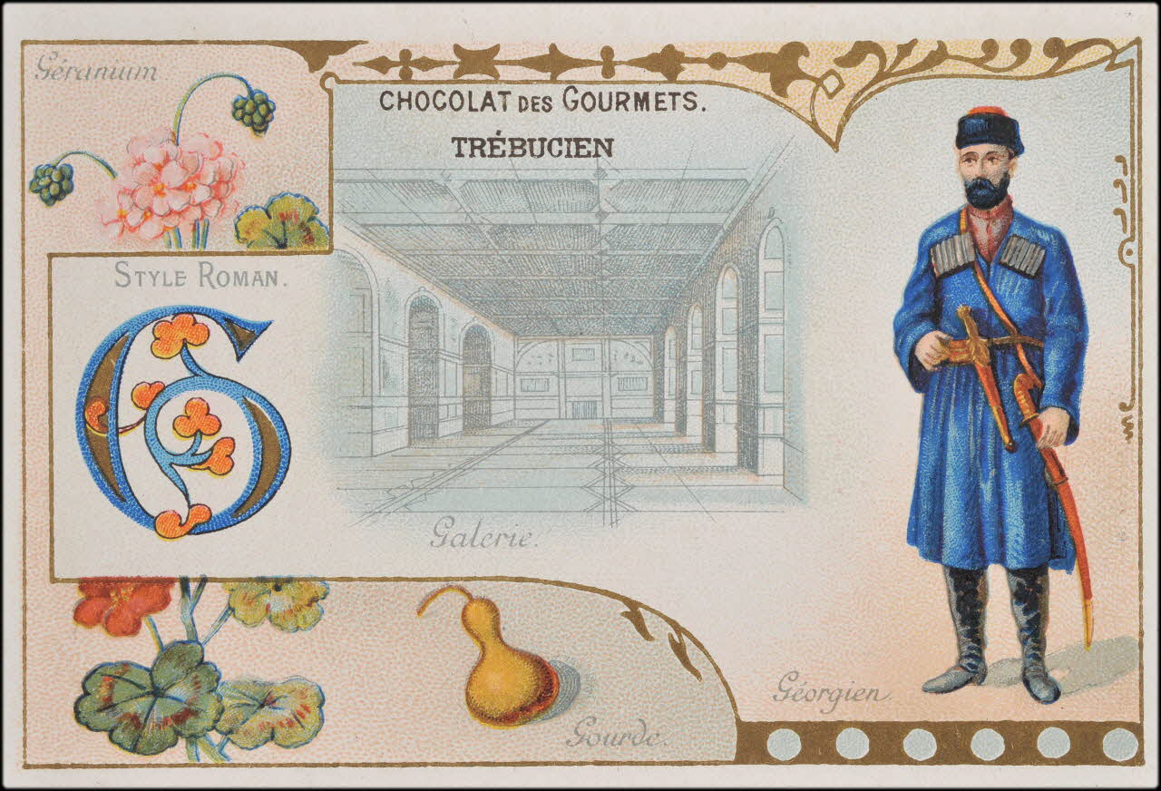 Romanet carte réclame chromo Paris 1877-1913 1995.1.487.7 Photo