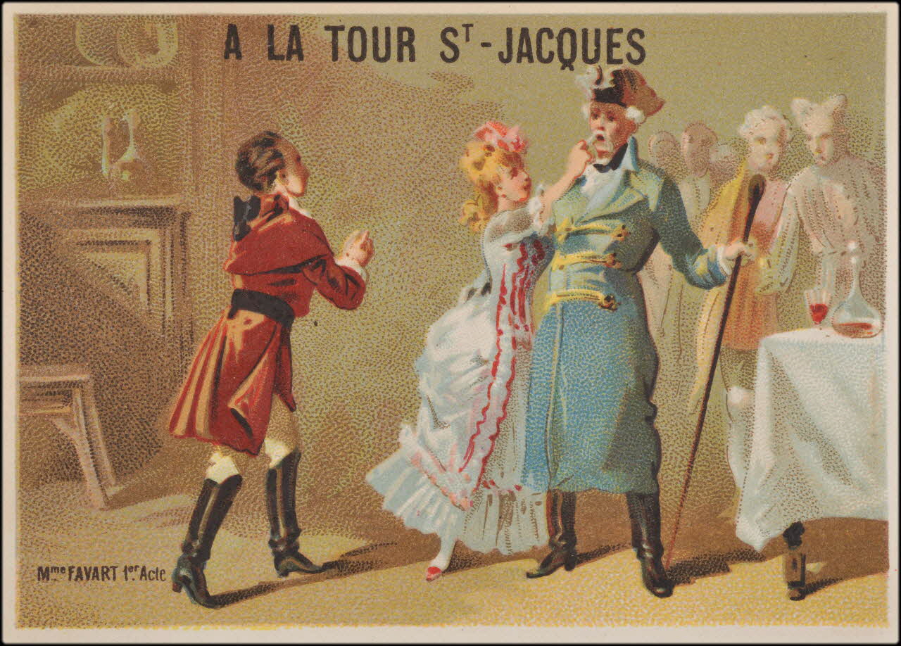 Romanet carte réclame chromo Paris 1877-1913 1995.1.489.3 Photo