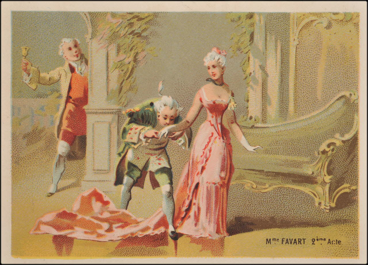 Romanet carte réclame chromo Paris 1877-1913 1995.1.489.5 Photo