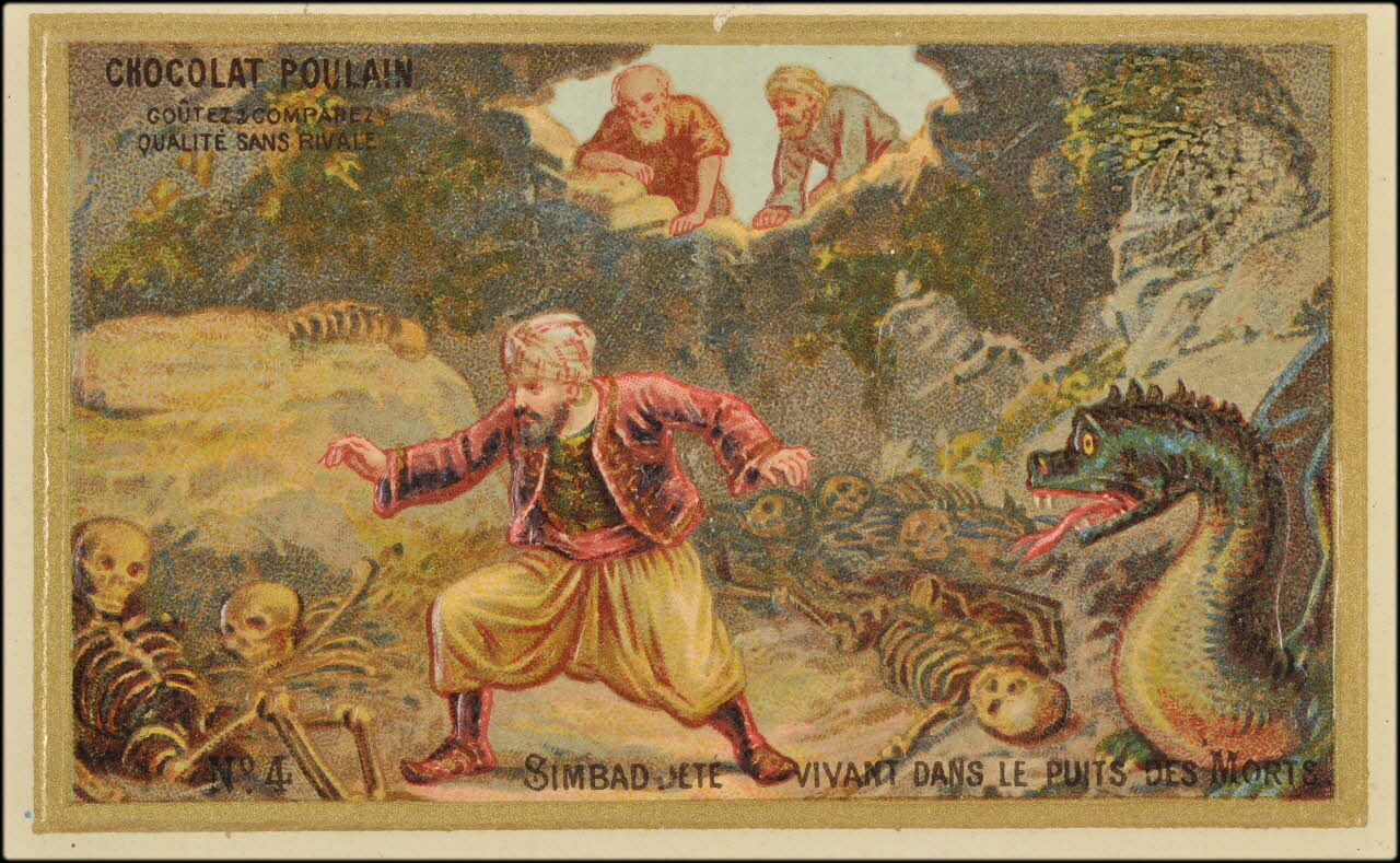 Romanet carte réclame chromo Paris 1877-1913 1995.1.493.4 Photo