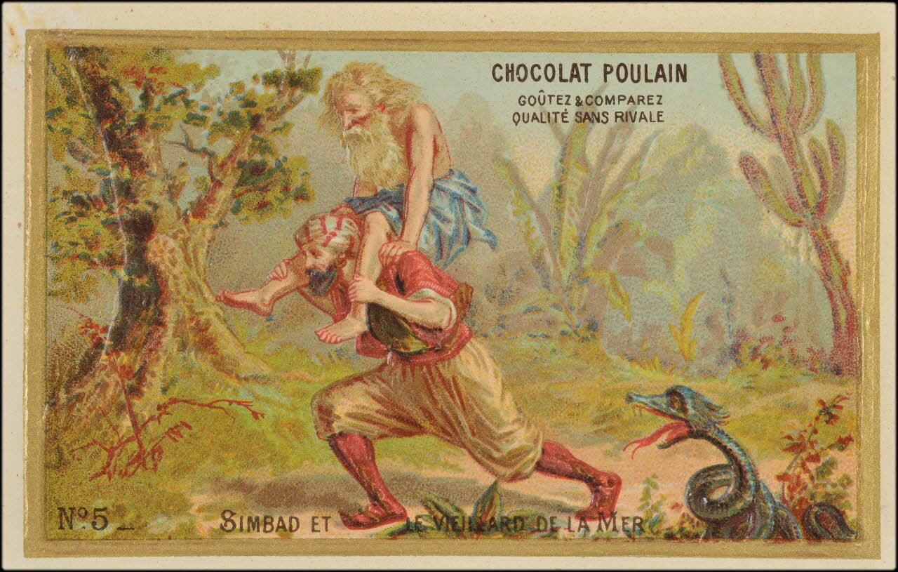 Romanet carte réclame chromo Paris 1877-1913 1995.1.493.5 Photo