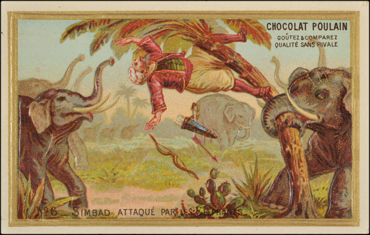 Romanet carte réclame chromo Paris 1877-1913 1995.1.493.6 Photo