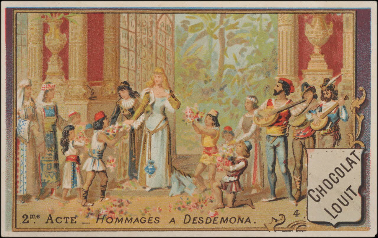 Romanet carte réclame chromo Paris 1877-1913 1995.1.494.5 Photo