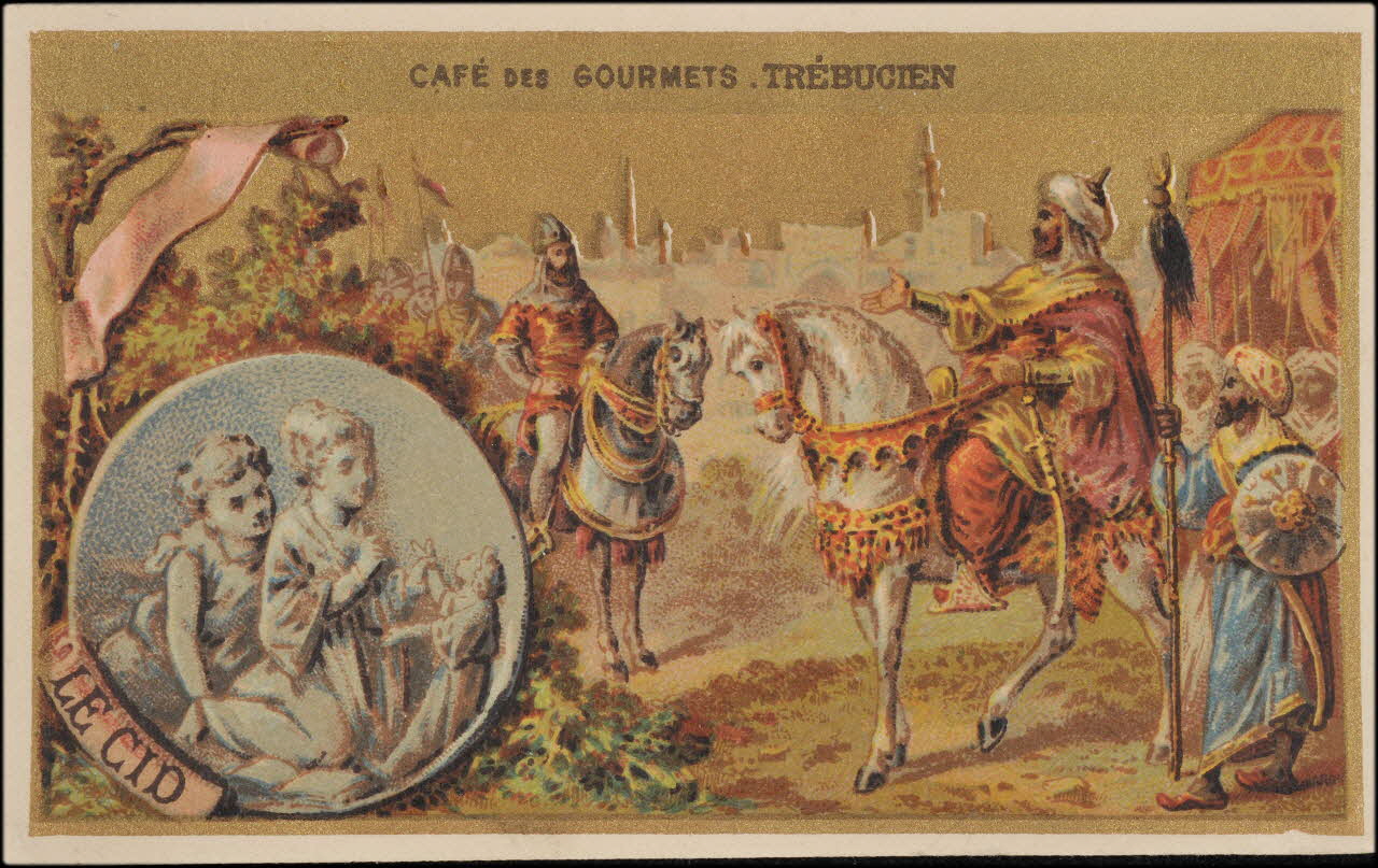 Romanet carte réclame chromo Paris 1877-1913 1995.1.495.2 Photo