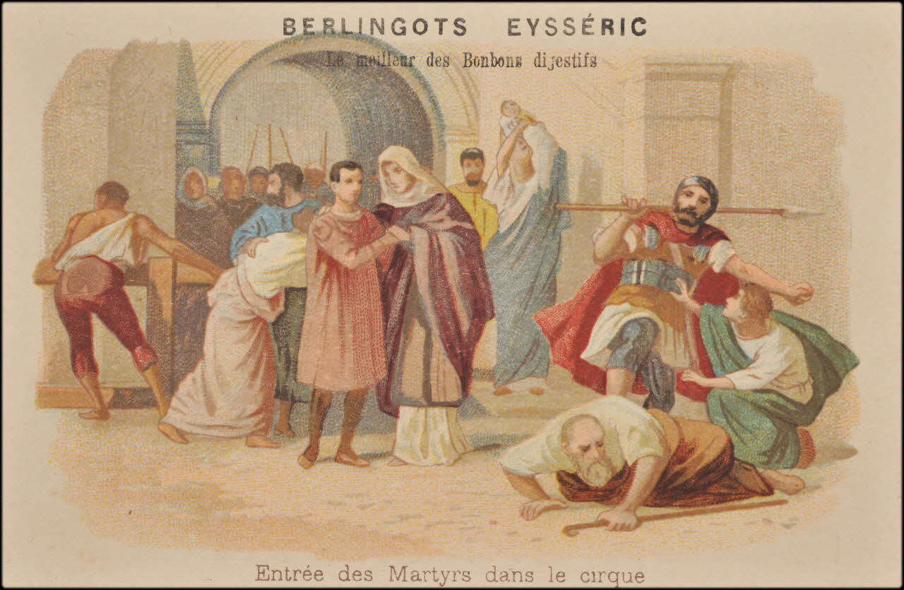 Romanet carte réclame chromo Paris 1877-1913 1995.1.496.1 Photo