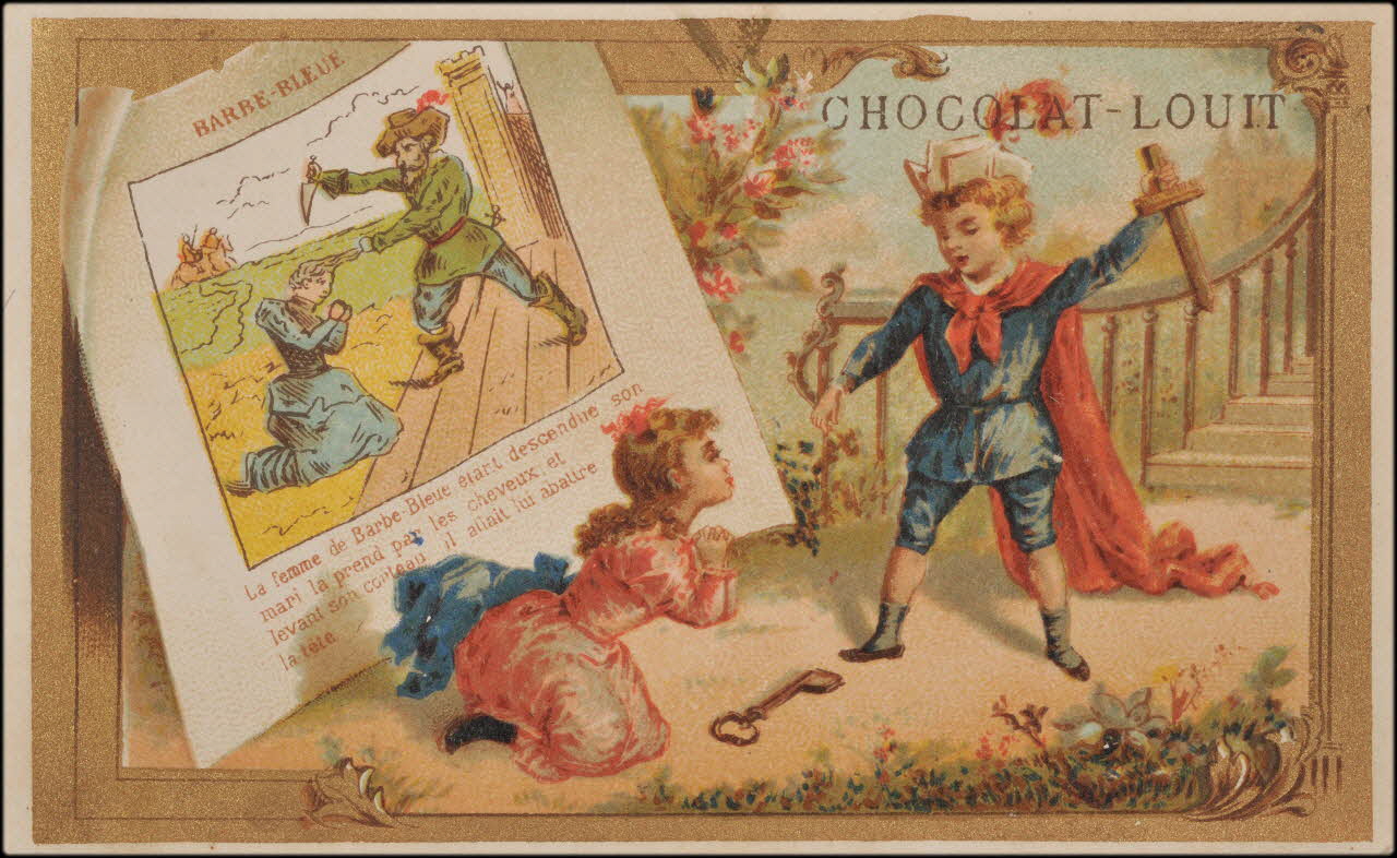 Romanet carte réclame chromo Paris 1877-1913 1995.1.497.1 Photo