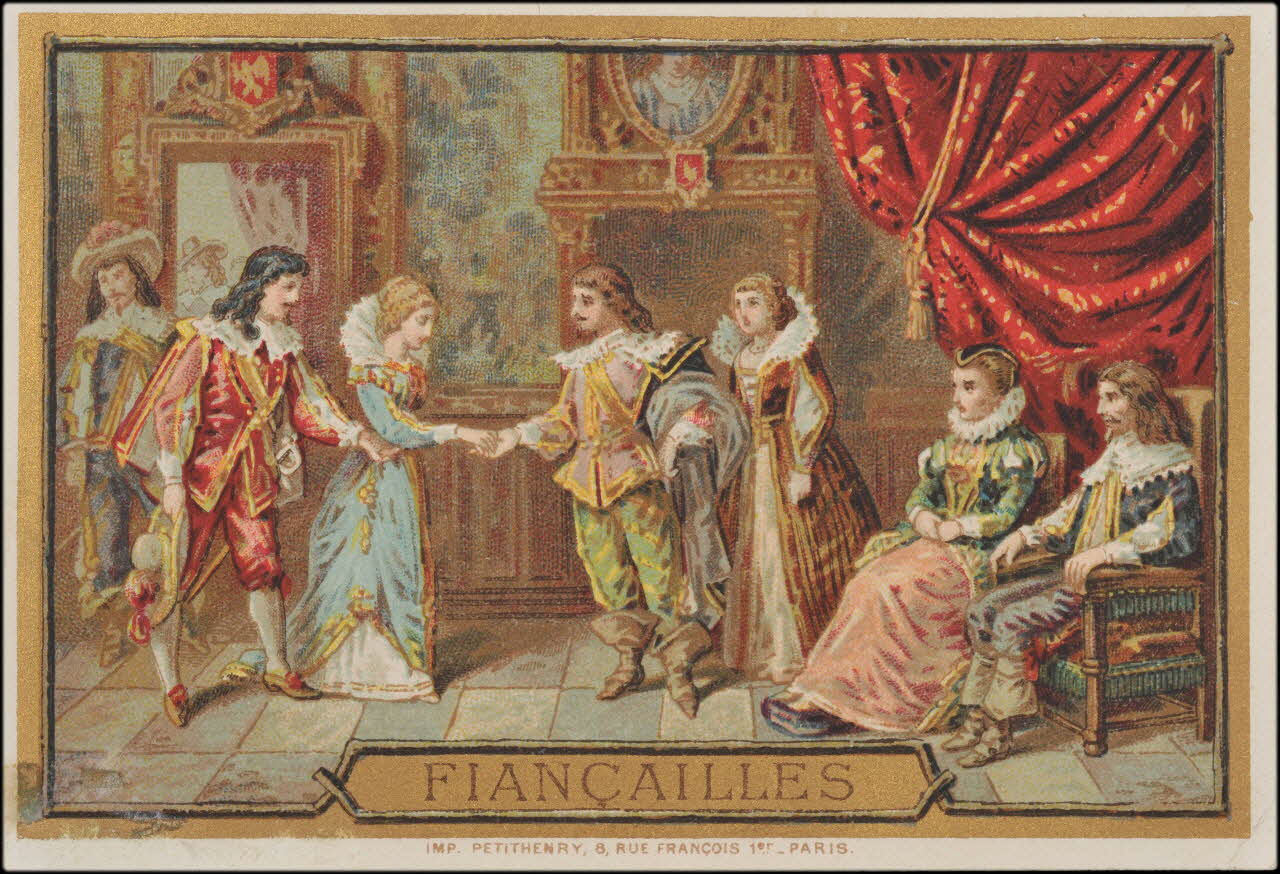 Romanet carte réclame chromo Paris 1877-1913 1995.1.498.3 Photo