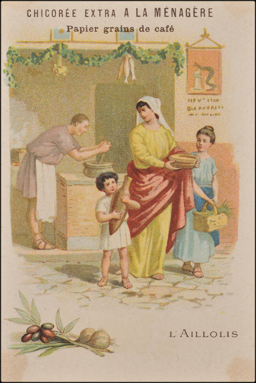 Romanet carte réclame chromo Paris 1877-1907 1995.1.624.1 Photo