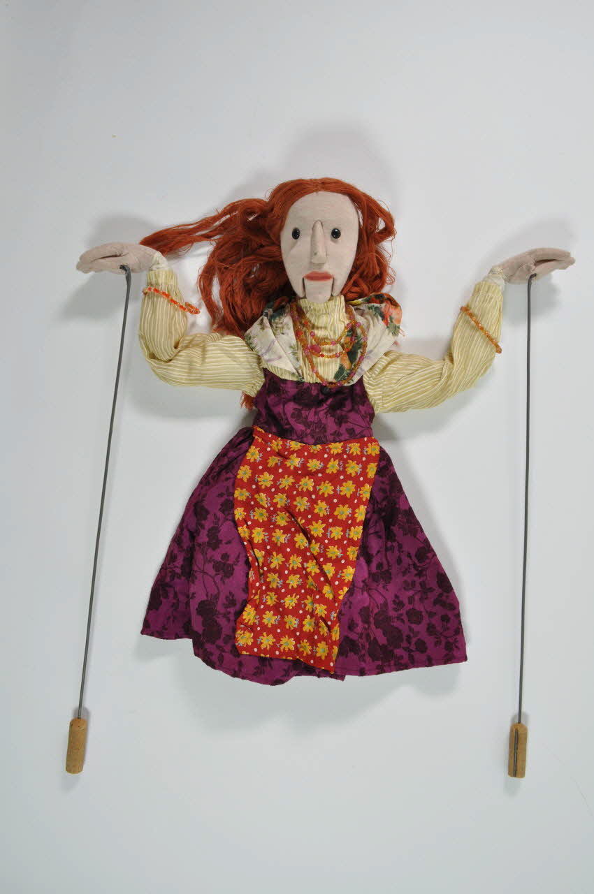 marionnette à tige et à tringles 1963.177.22.1 Photo Mucem