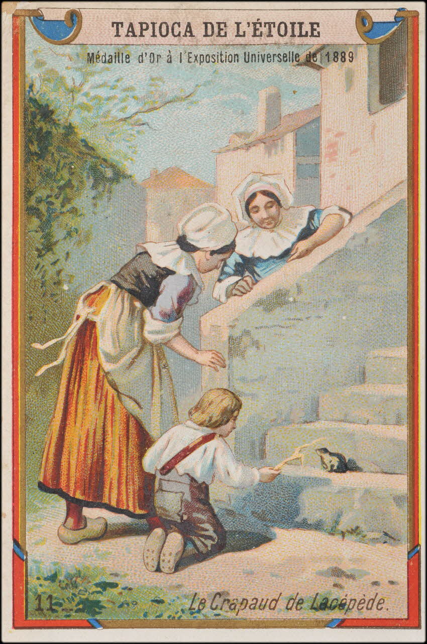 Romanet carte réclame chromo Paris 1889 1995.1.629.11 Photo