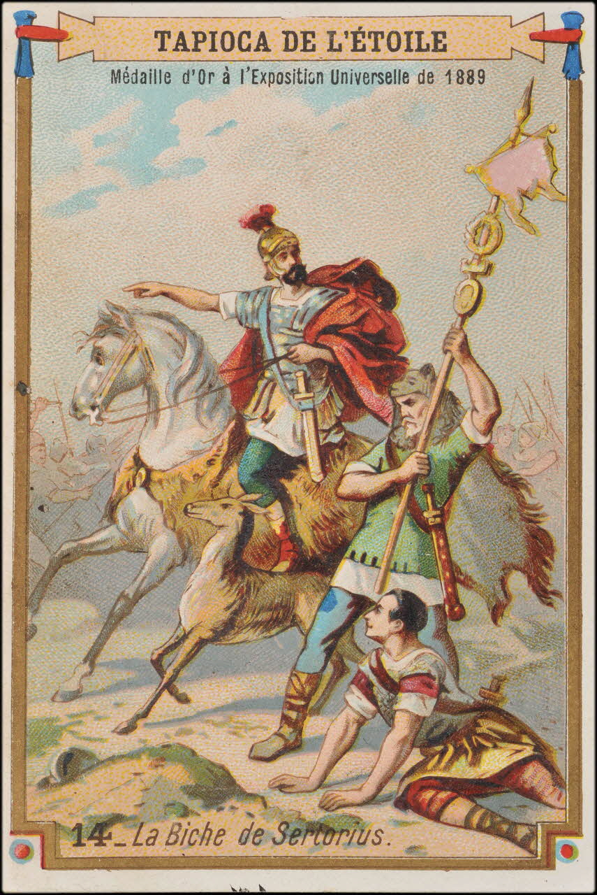 Romanet carte réclame chromo Paris 1889 1995.1.629.14 Photo