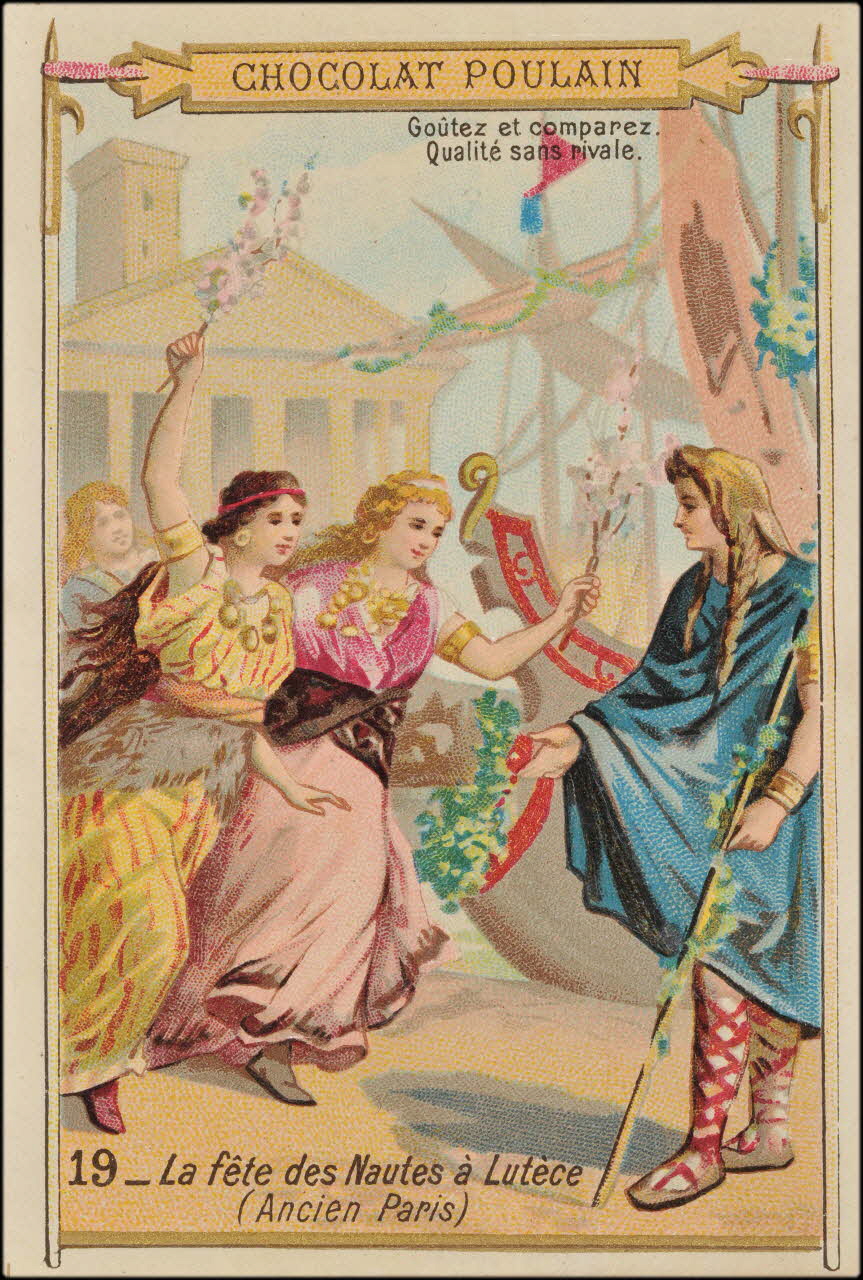 Romanet carte réclame chromo Paris 1889 1995.1.630.19 Photo