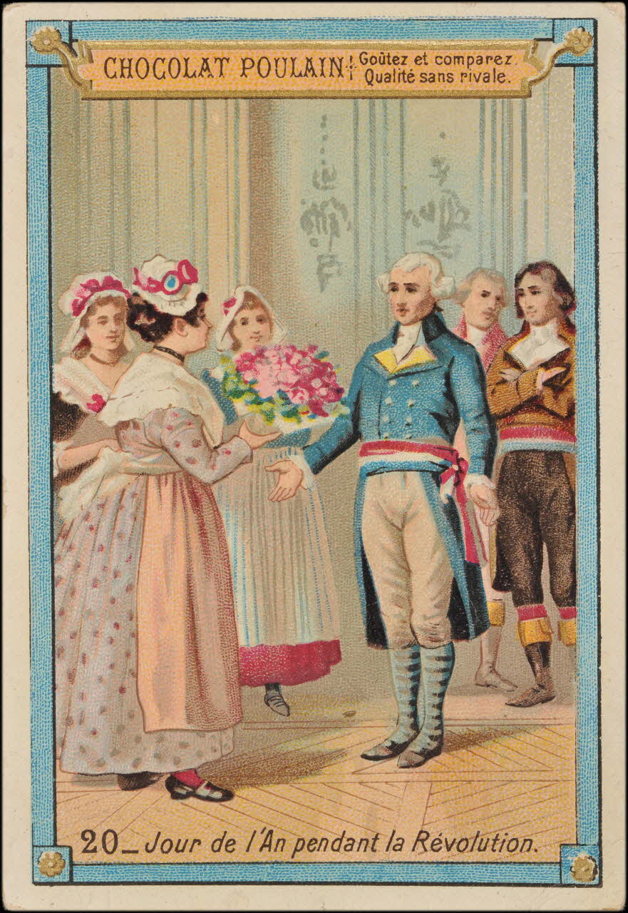 Romanet carte réclame chromo Paris 1889 1995.1.630.20 Photo