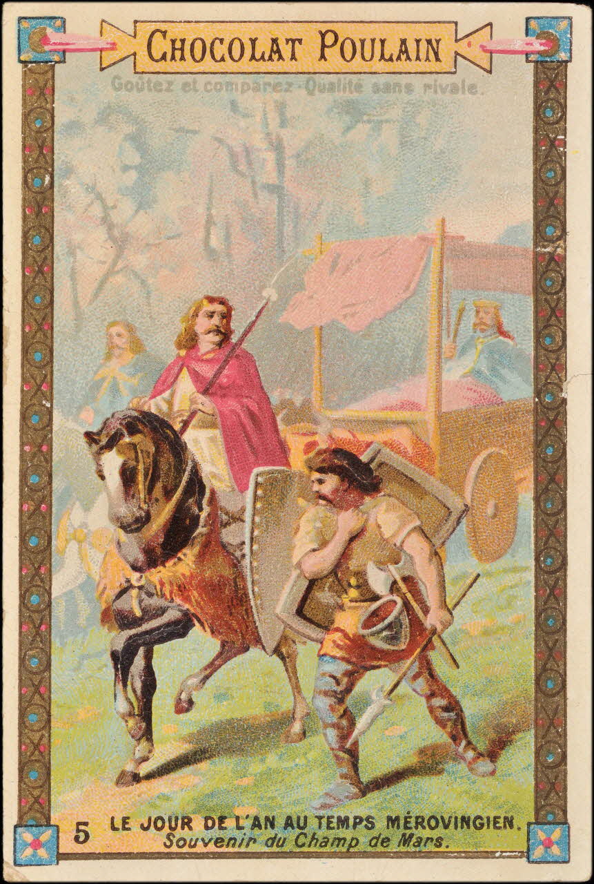 Romanet carte réclame chromo Paris 1889 1995.1.630.5 Photo