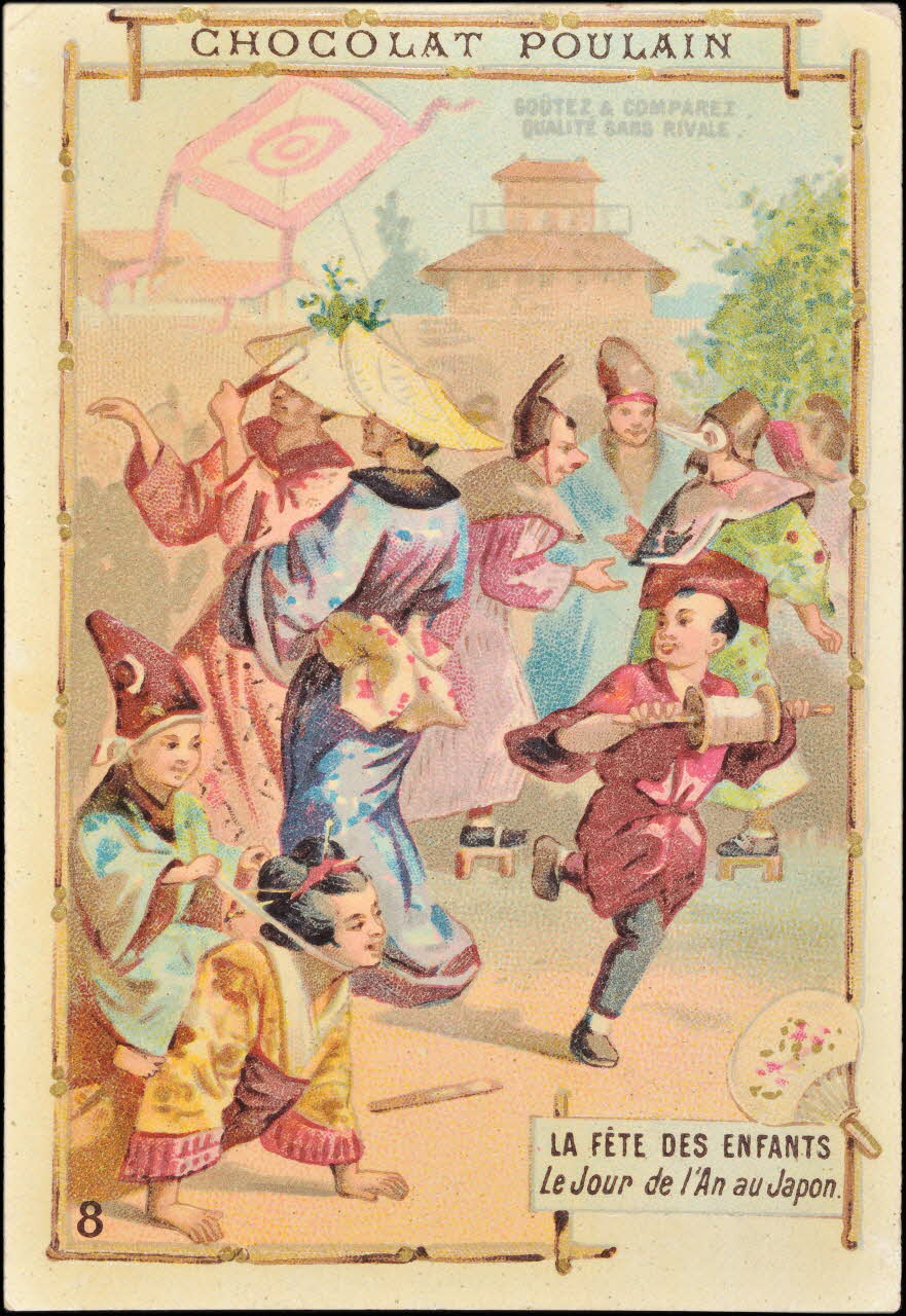 Romanet carte réclame chromo Paris 1889 1995.1.630.8 Photo