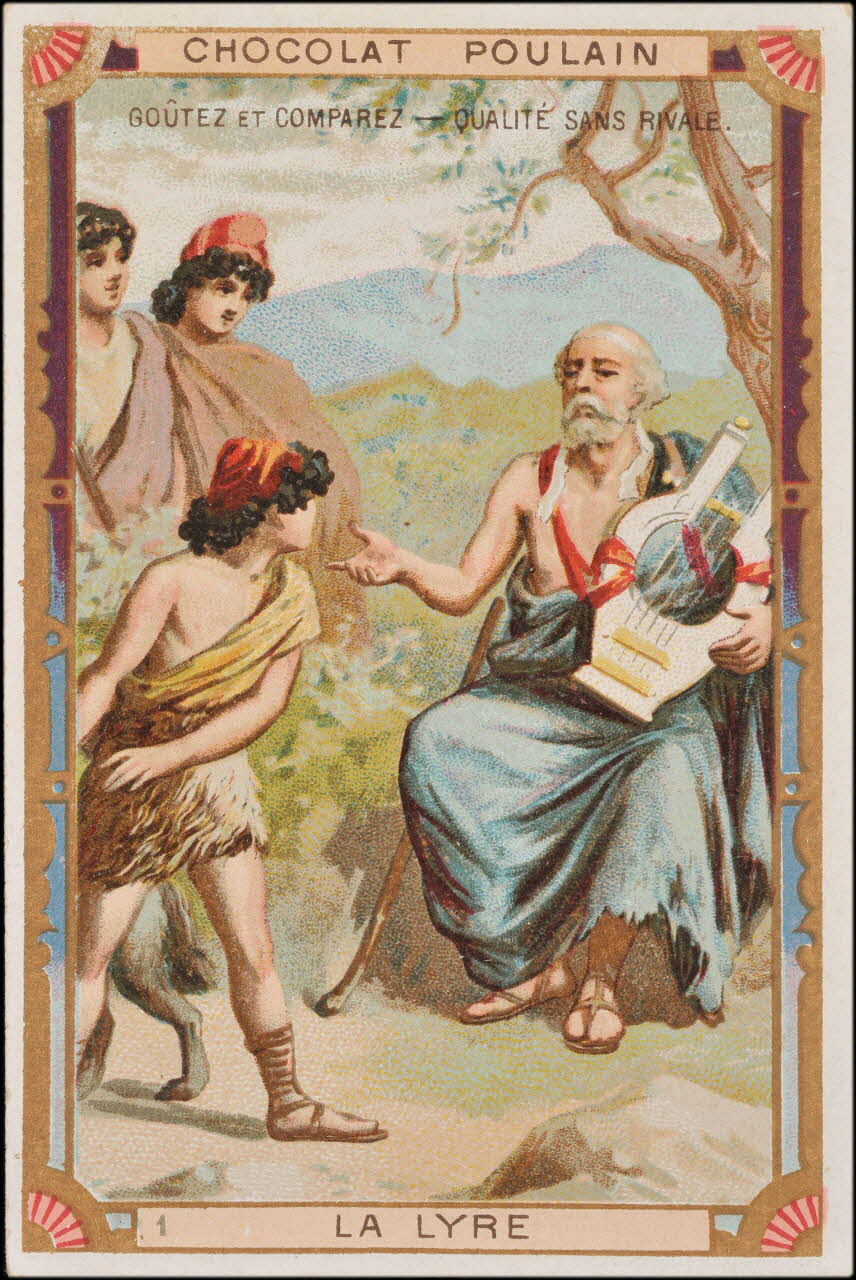 Romanet carte réclame chromo Paris 1889 1995.1.631.1 Photo