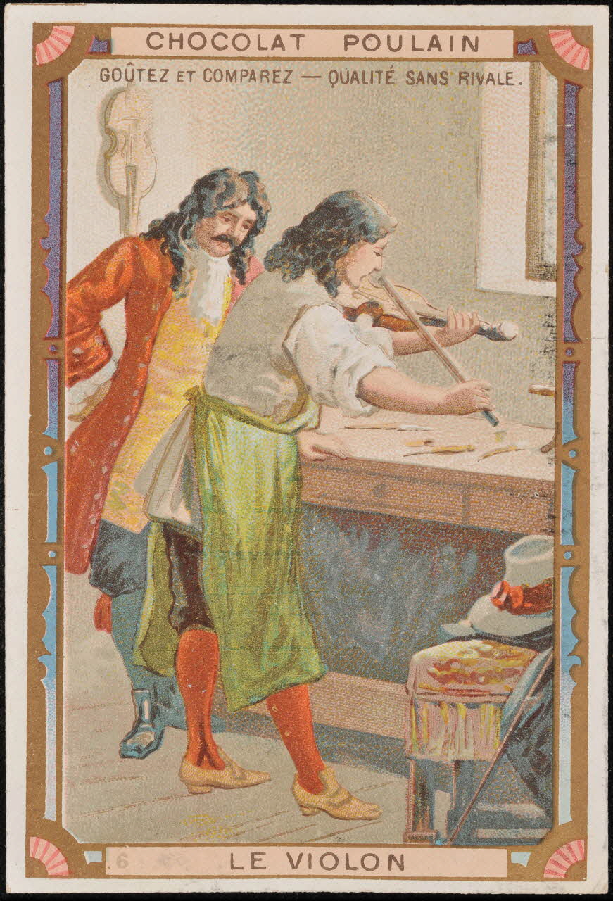 Romanet carte réclame chromo Paris 1889 1995.1.631.6 Photo