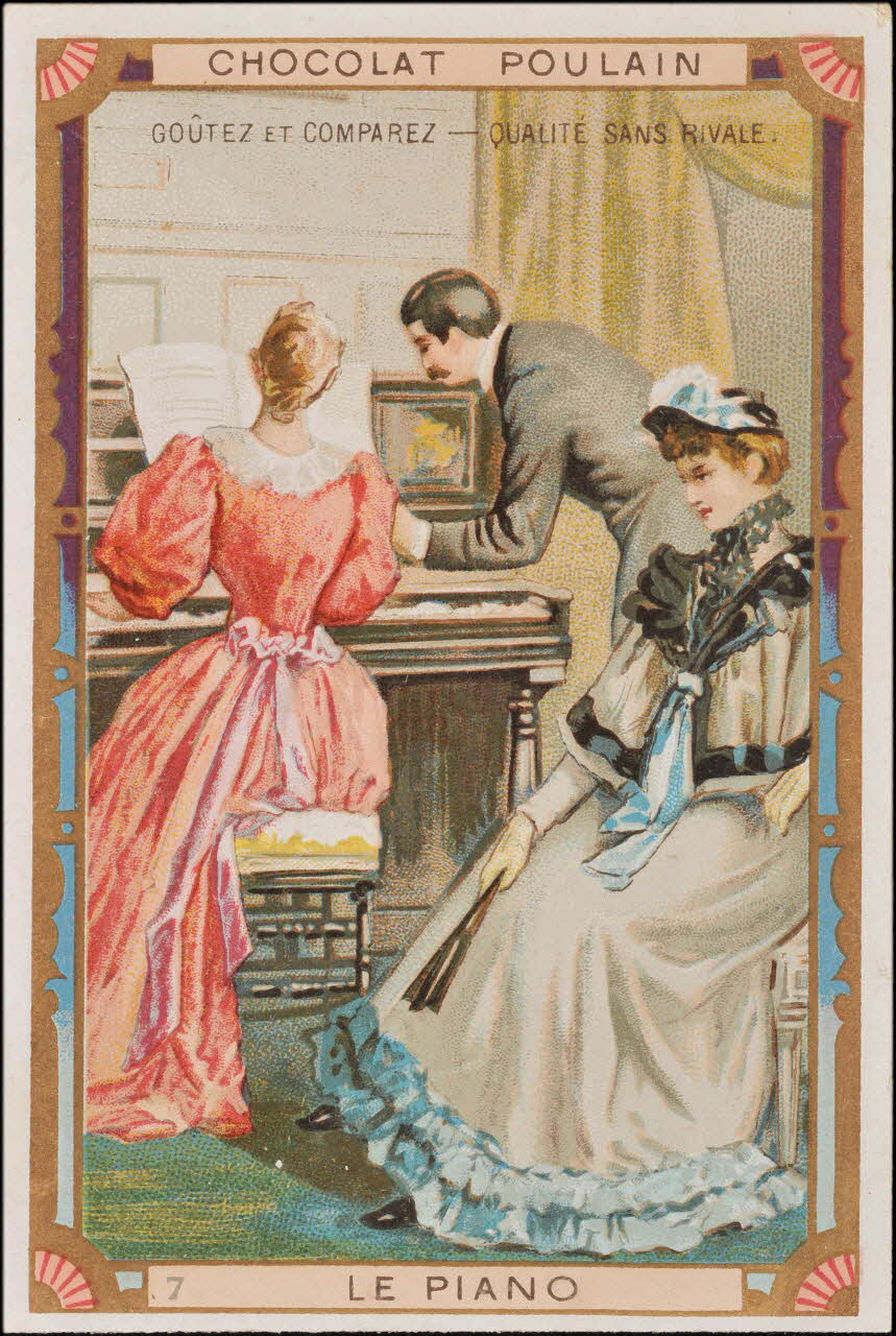 Romanet carte réclame chromo Paris 1889 1995.1.631.7 Photo