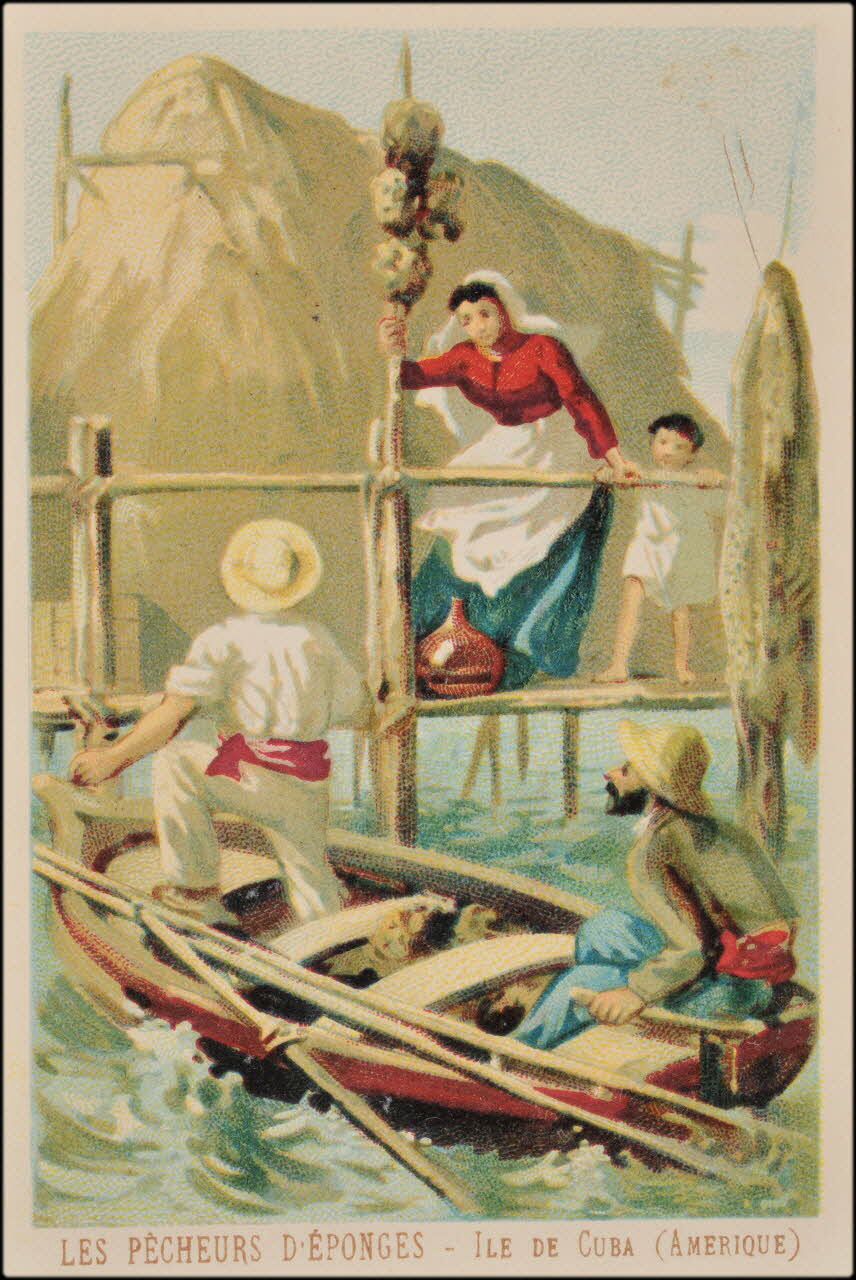 Romanet carte réclame chromolithographie Paris 1875-1925 1995.1.636.13 Photo (c) Mucem