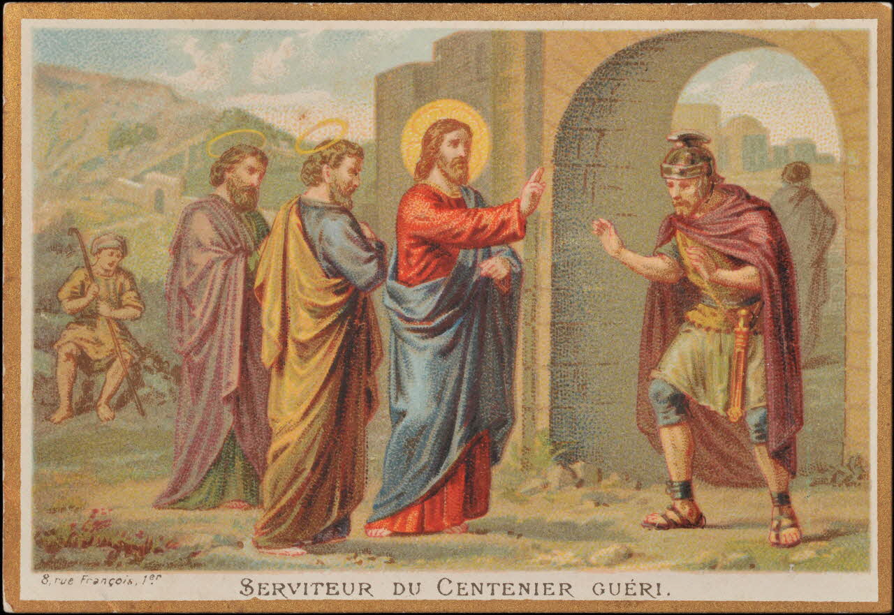 8-RUE FRANCOIS 1ER-PARIS carte réclame chromo Paris 1877-1907 1995.1.643.20 Photo