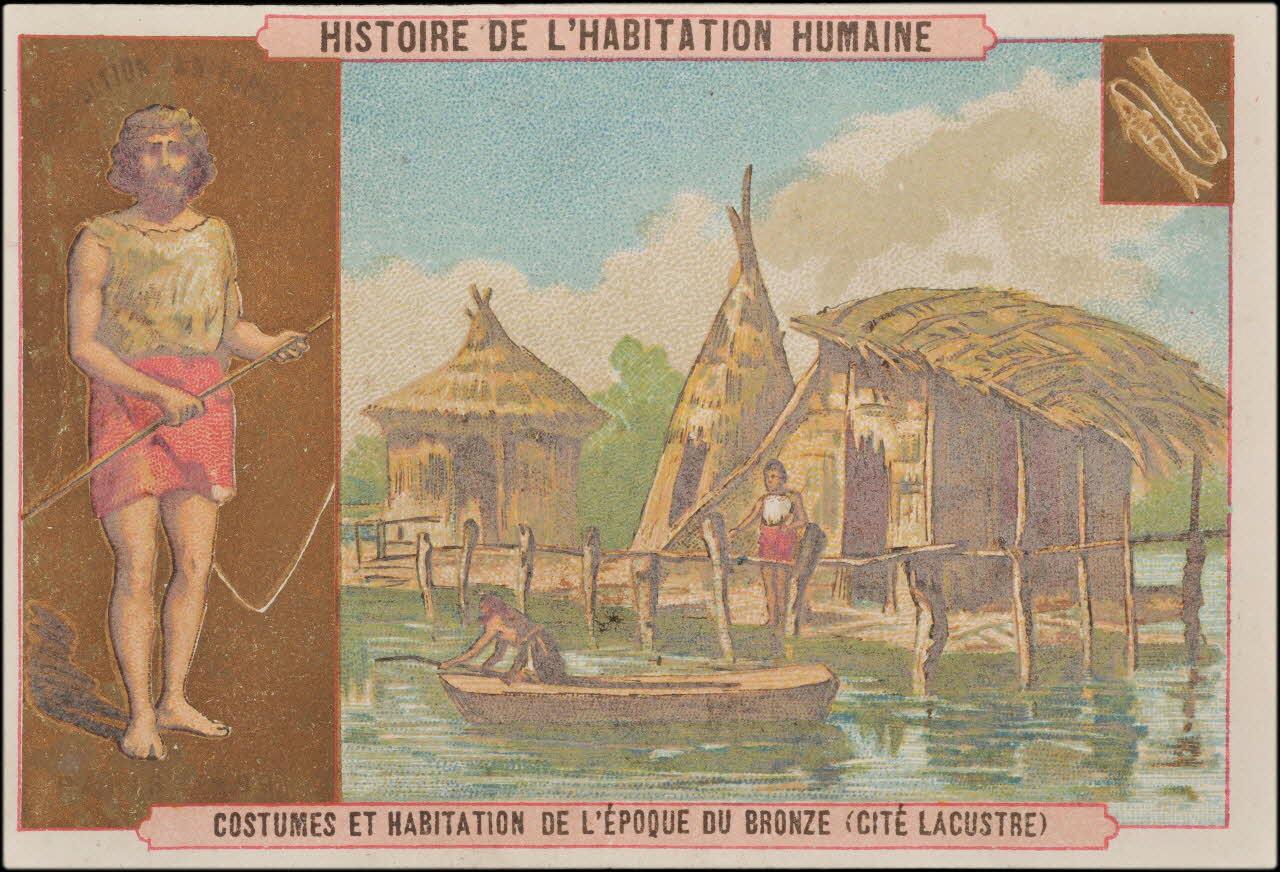 Romanet carte réclame chromo Paris 1877-1907 1995.1.644.2 Photo