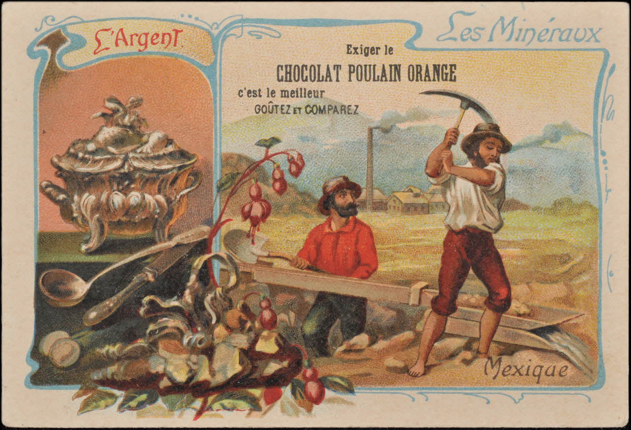 Romanet carte réclame chromo Paris 1877-1907 1995.1.650.1 Photo