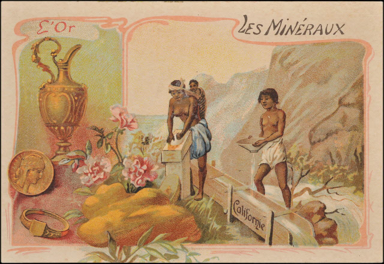 Romanet carte réclame chromo Paris 1877-1907 1995.1.650.3 Photo