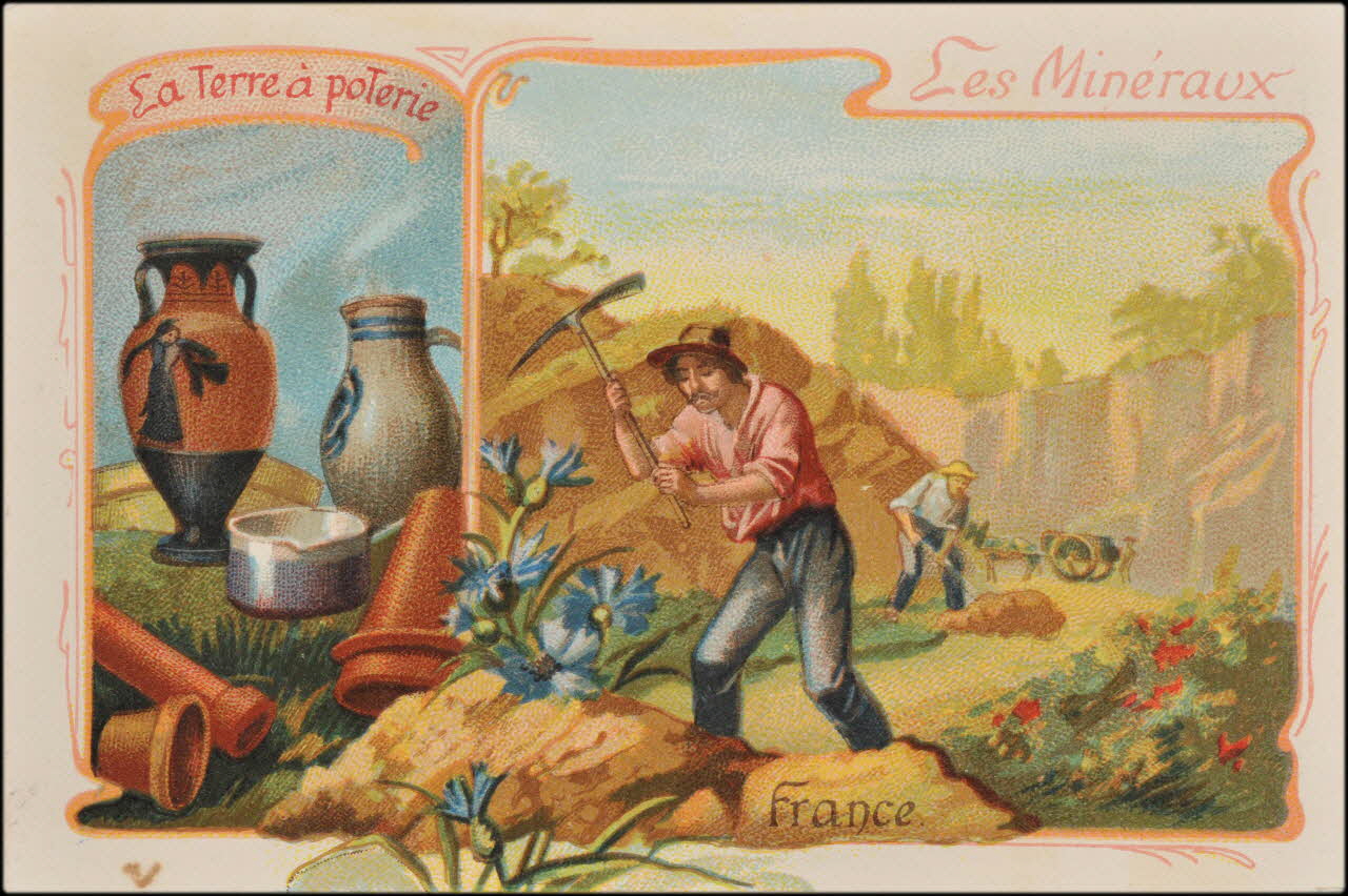 Romanet carte réclame chromo Paris 1877-1907 1995.1.650.5 Photo