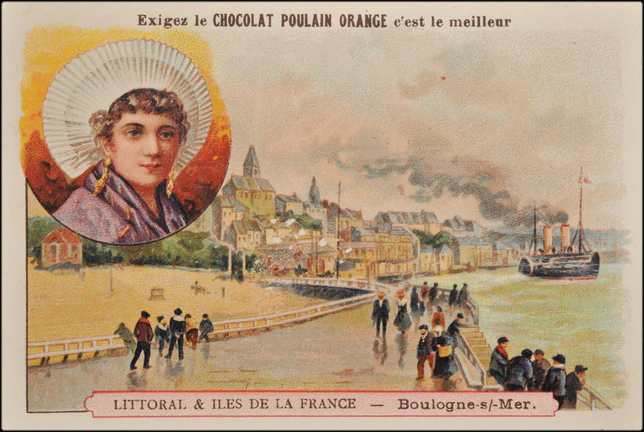 Romanet carte réclame chromo Paris 1877-1907 1995.1.651.1 Photo